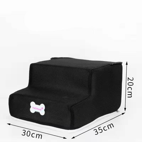 Escadas para animais de estimação PetJiggle para cama com escada para cães e escadas removíveis antiderrapantes