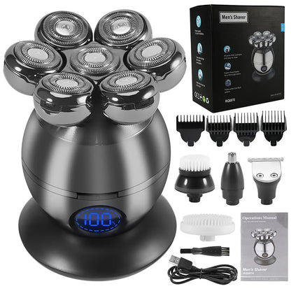 FlexiGear™ Men Hair Trimmer Kit Wet Dry Electric Shaver