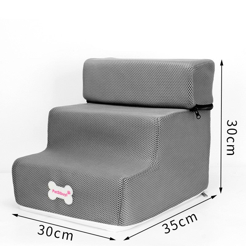 PetJiggle™ Dog Stairs for Bed