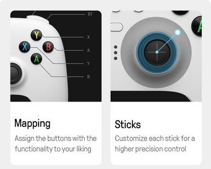 XIBUZZ™ 2.4G Wireless Joystick Gaming Controller for PC