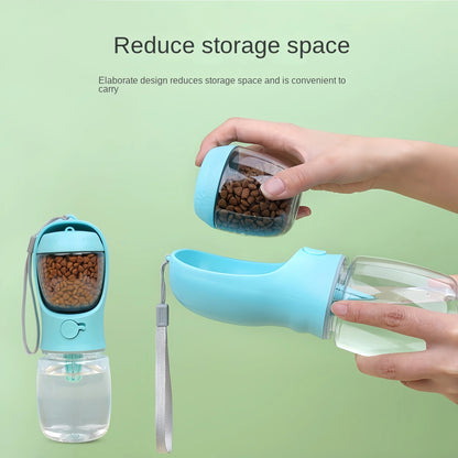 PetJiggle™ Pet Water Bottle and Feeder Bowl