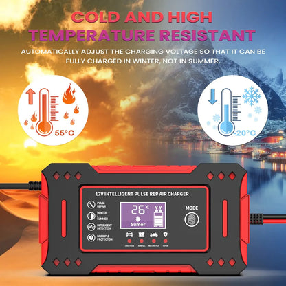 XIBUZZ™ Smart Car Battery Charger & Jumper | 6A 12V