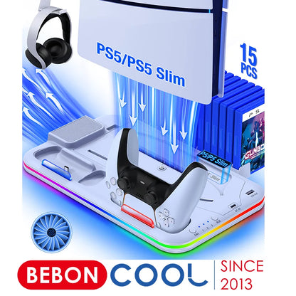 XIBUZZ™ PS5 Slim Controller Cooling Stand
