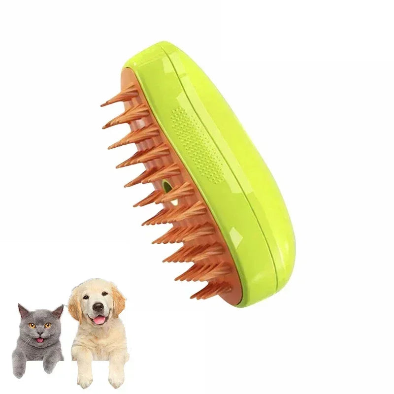 PetJiggle™ 3 In 1 Pet Steam Brush Comb With Essential Oil