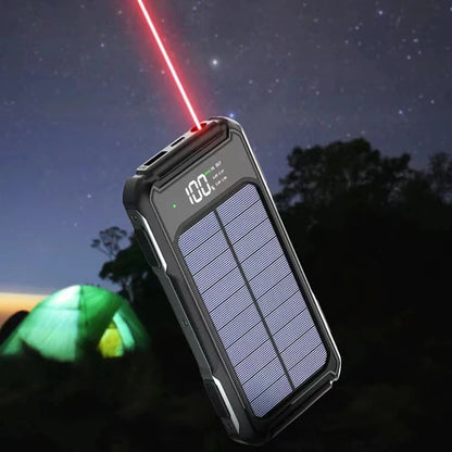 XIBUZZ™ Solar Power Bank 200000mAh with 4-In-1 Cables