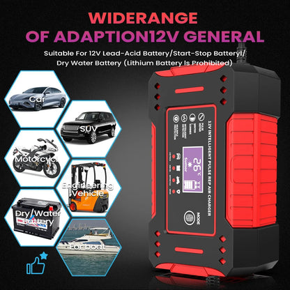 XIBUZZ™ Smart Car Battery Charger & Jumper | 6A 12V
