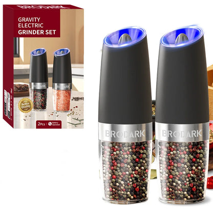 Electric Grinder Set Coffee Pepper 2Pack