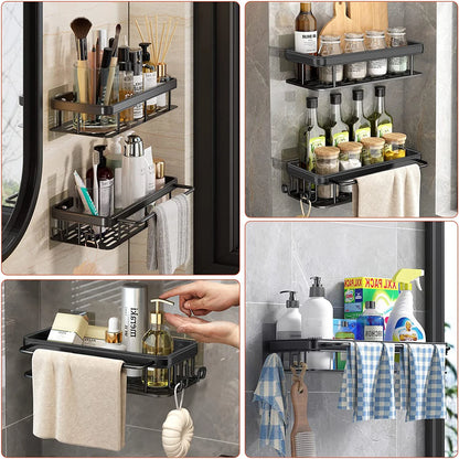 LUXIHOME™ Wall-Mounted Bathroom Corner Caddy
