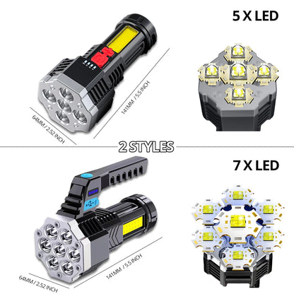 FlexGear™ High Power Rechargeable Led Flashlight