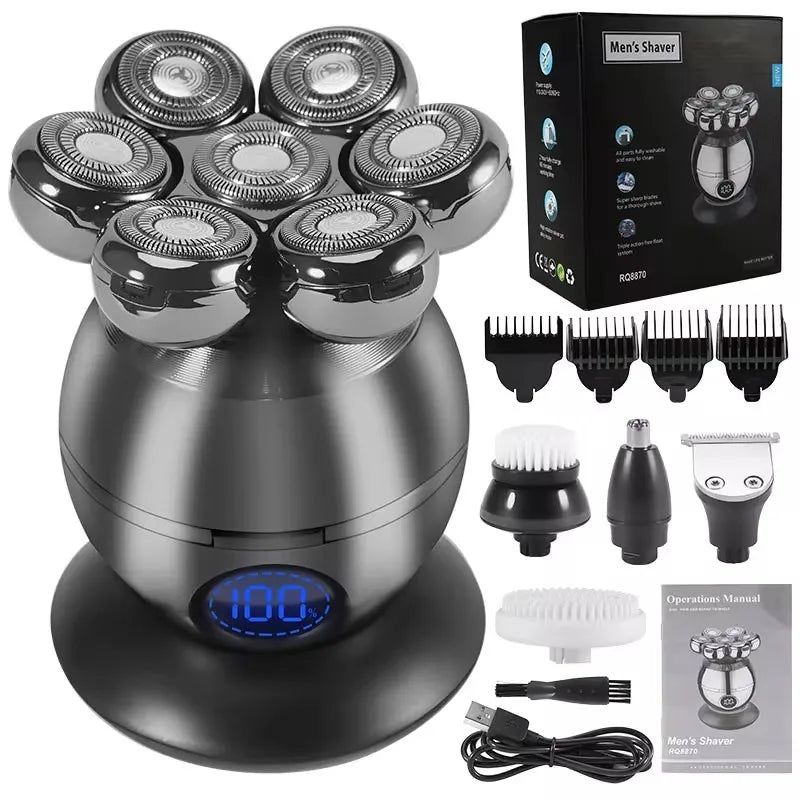 FlexiGear™ Men Hair Trimmer Kit Wet Dry Electric Shaver