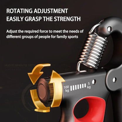 FlexiGear™ Adjustable Wrist Grip Strength Fitness 5-100kg