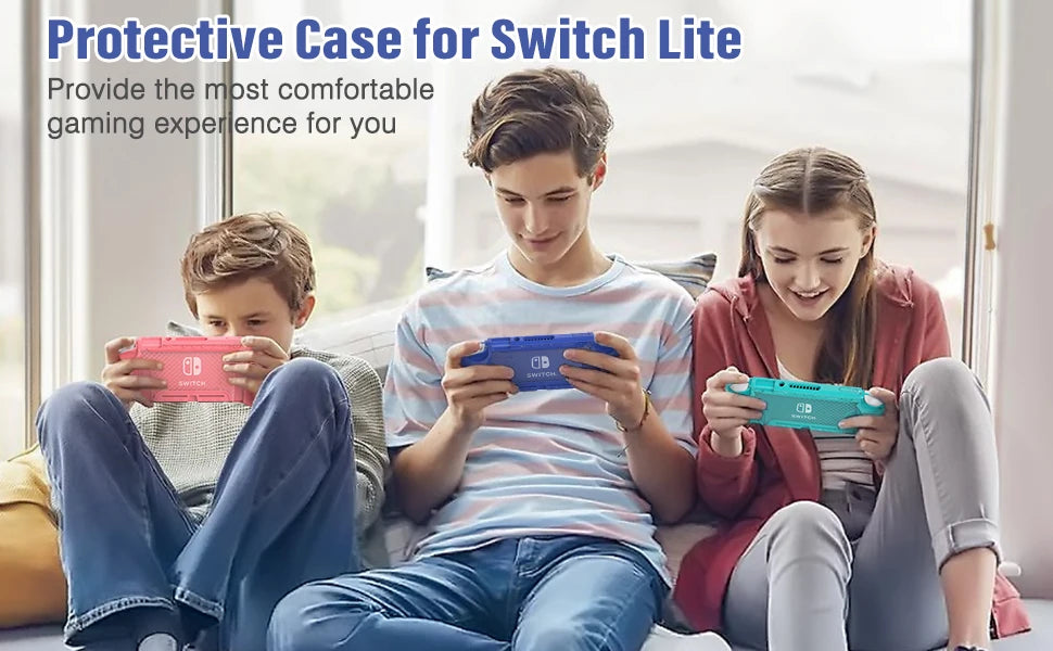 Capa protetora TPU compatível com Nintendo Switch Lite - Capa protetora para Switch Lite com antiarranhões/antipoeira