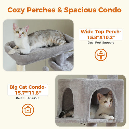 PetJiggle™ Large Cat Tree Tower