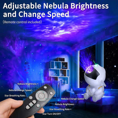 Galaxy Star Astronaut Starry Sky Projector Lamp