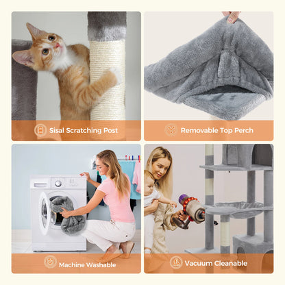 PetJiggle™ Large Cat Tree Tower