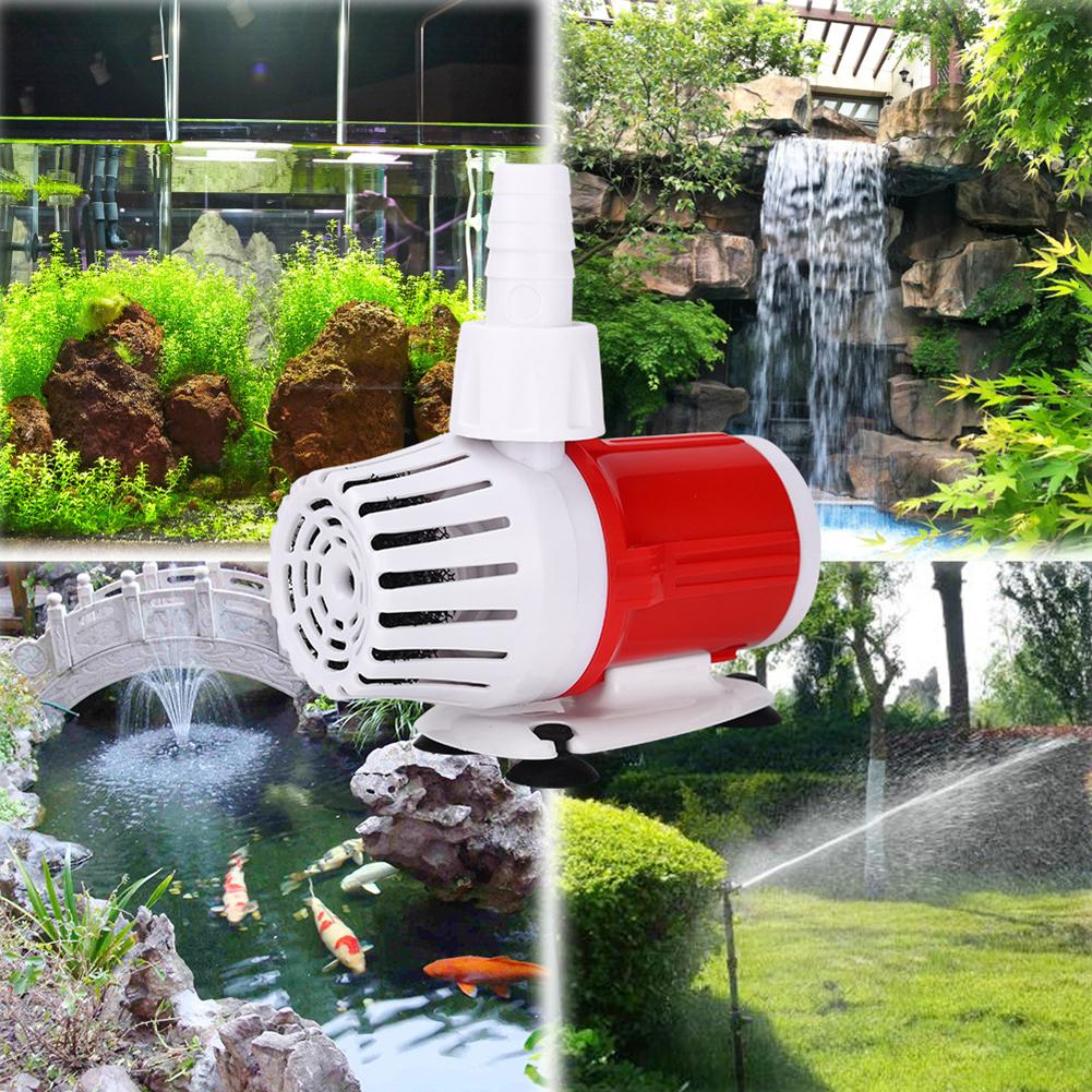 LUXIGEAR DC 5V/12V/24V Water Pump Ultra-quiet  Submersible Pump for Fish Tank