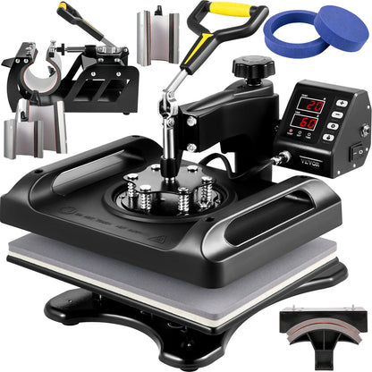 8 in 1 Combo Heat Press Machine  T-Shirt Maker