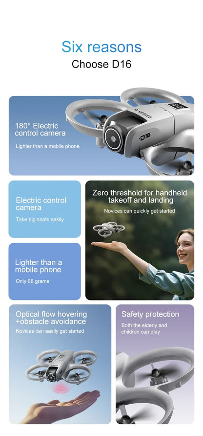 Aerial HD 8K Dual-Camera Drone