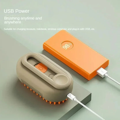 PetJiggle™ 3 In 1 Pet Steam Brush Comb With Essential Oil