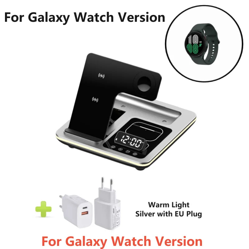 5 in 1 Wireless Fast Charger Dock Station