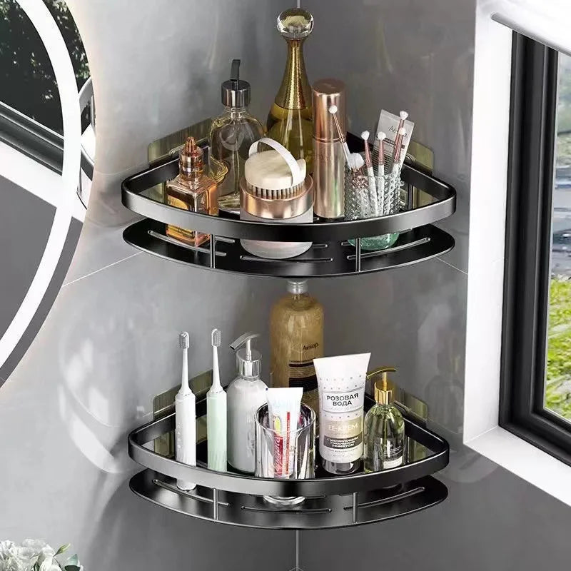 LUXIHOME™ No-Drill Bathroom  Shower Corner Caddy