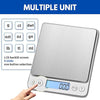 ScenicScale Digital Food Scale - 500g Capacity, 0.01g Accuracy, Clear LCD Display & Six Selectable Unit, Food Scale Measures in Grams and oz. for Baking