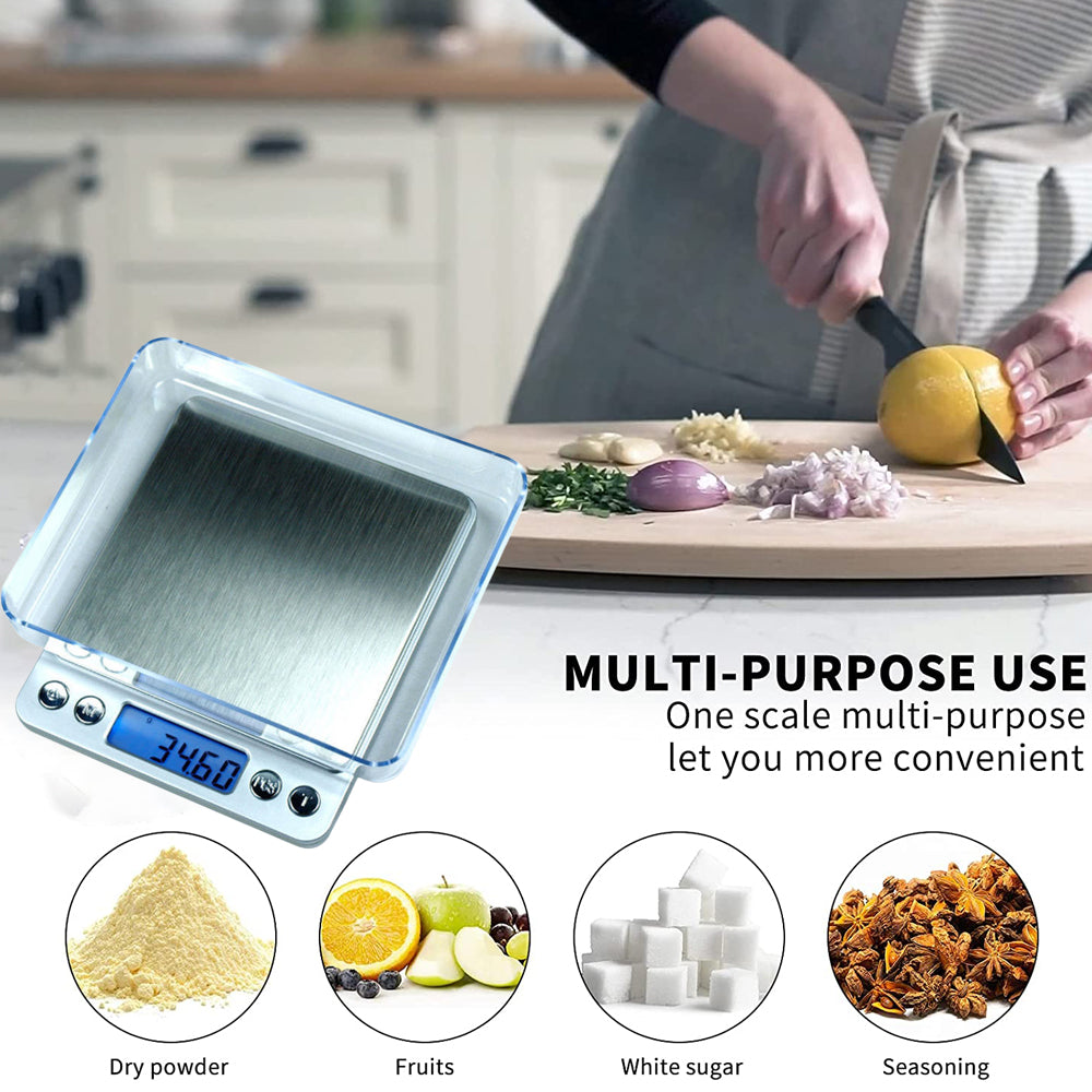 ScenicScale™ Kitchen Food Scale 500g Capacity 0.01g Accuracy