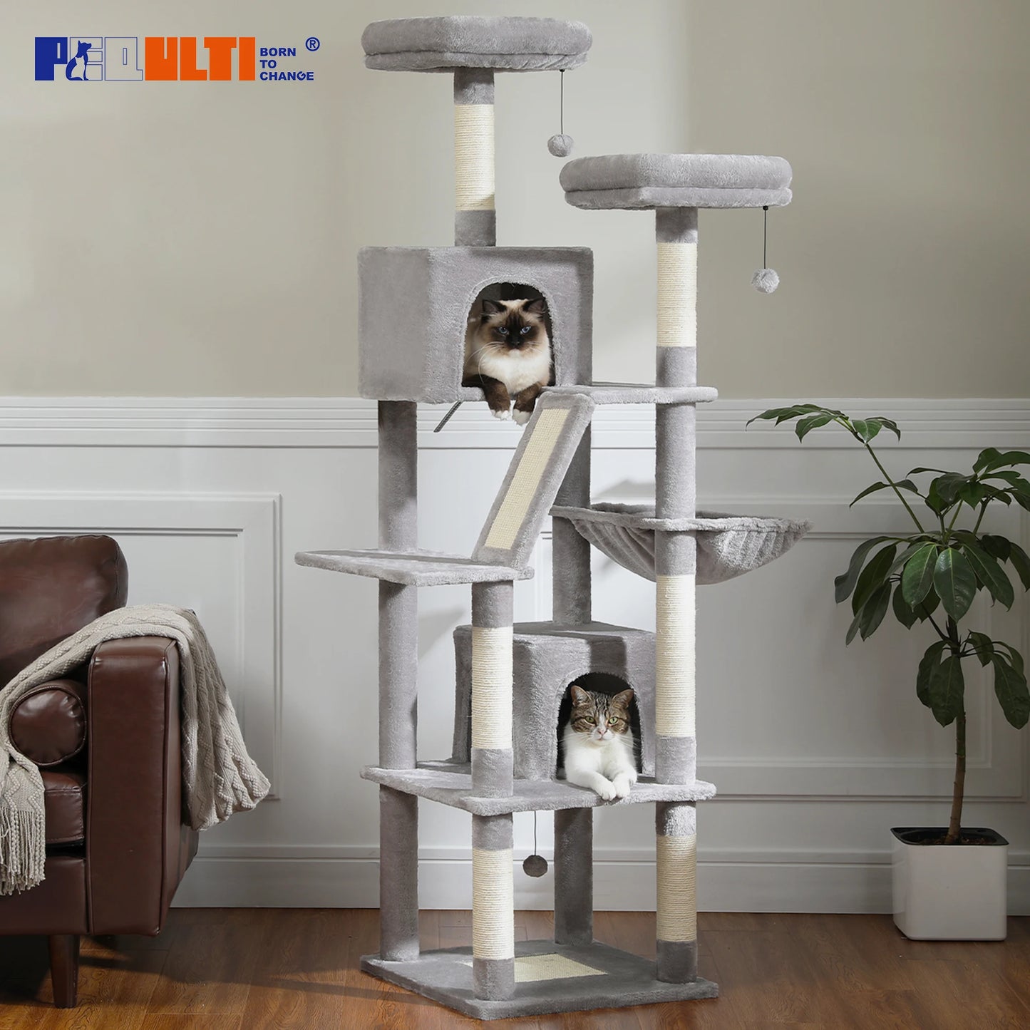 PetJiggle™ Large Cat Tree Tower