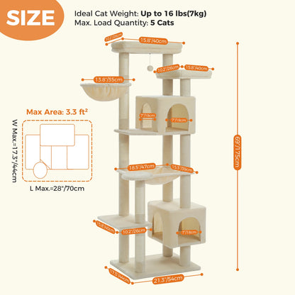 PetJiggle™ Large Cat Tree Tower