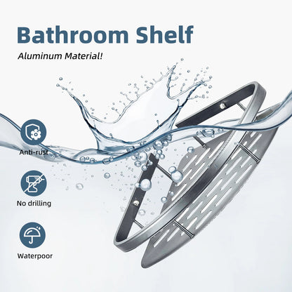 LUXIHOME™ No-Drill Rust-Proof Bathroom Wall Shower Shelf Caddy