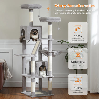 PetJiggle™ Large Cat Tree Tower