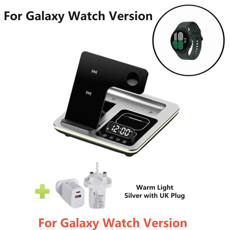 5 in 1 Wireless Fast Charger Dock Station