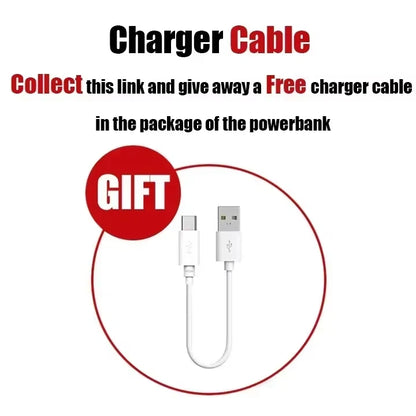 XIBUZZ™ Solar Power Bank 200000mAh with 4-In-1 Cables