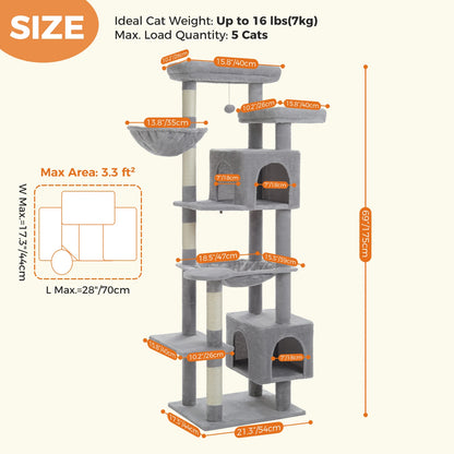 PetJiggle™ Large Cat Tree Tower