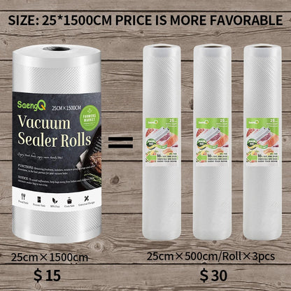 FlexiGear™ Kitchen Food Vacuum Sealer Bag