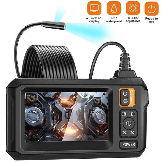 XIBUZZ™ Industrial Endoscope Camera 8mm Lens IP67 Waterproof 8 LEDS