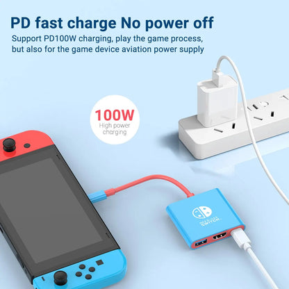 XIBUZZ™ Multiple Port Nintendo Switch adapter