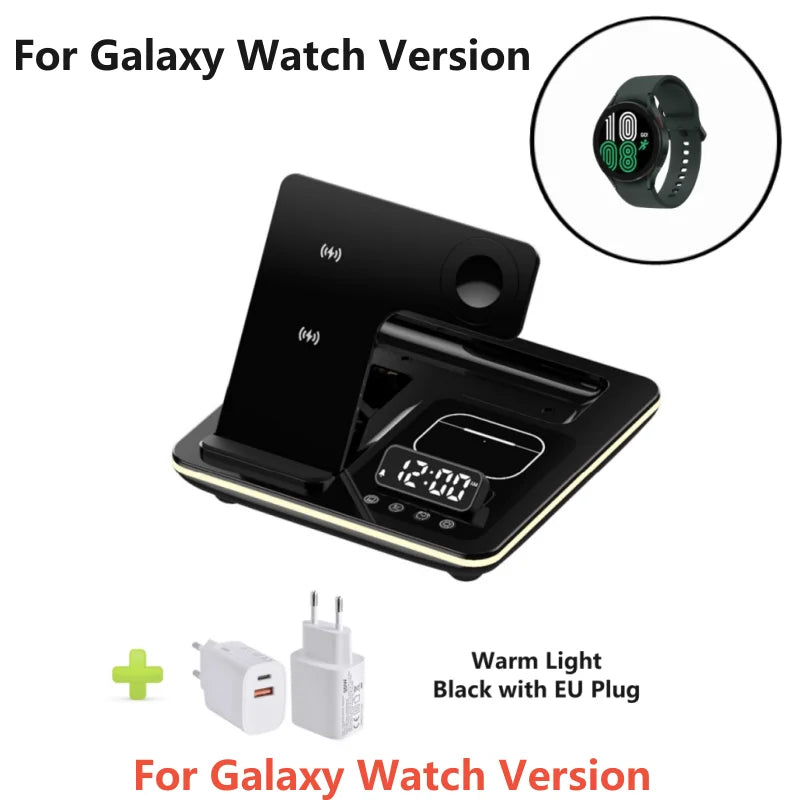 5 in 1 Wireless Fast Charger Dock Station