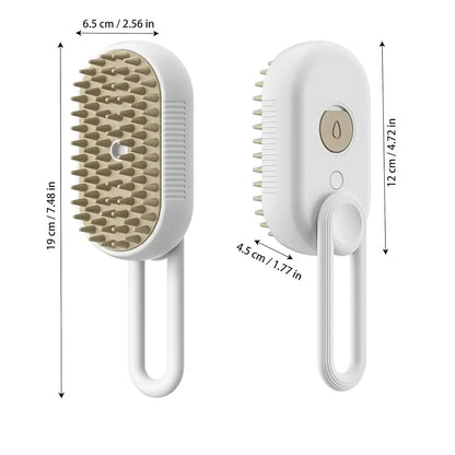 PetJiggle™ 3 In 1 Pet Steam Brush Comb With Essential Oil