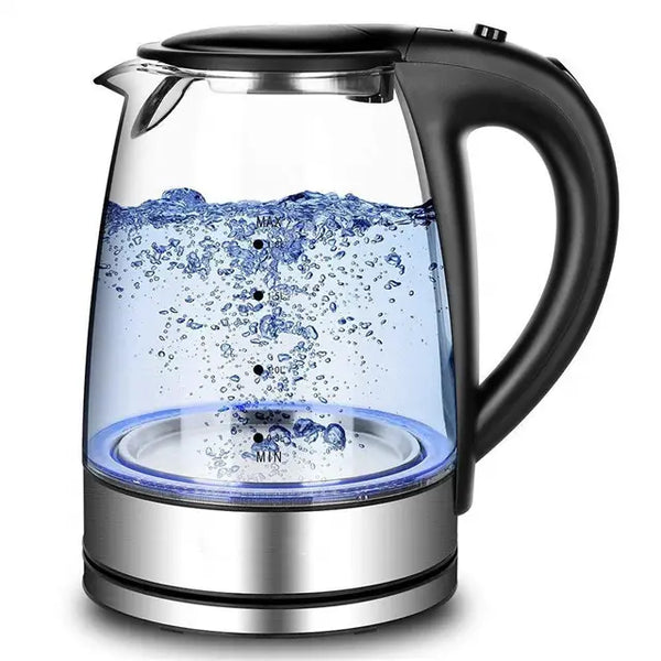 Thermos electric Glass Kettle with 1.7L Capacity and Wide Popup Lid