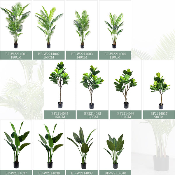 Wholesale Artificial Areca Palm Tree plants indoor and outdoor garden decorative plants