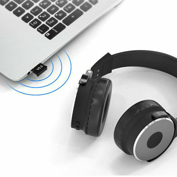 USB Bluetooth 5.0 Wireless Audio Music Stereo Adapter Dongle receiver For TV Windows PC