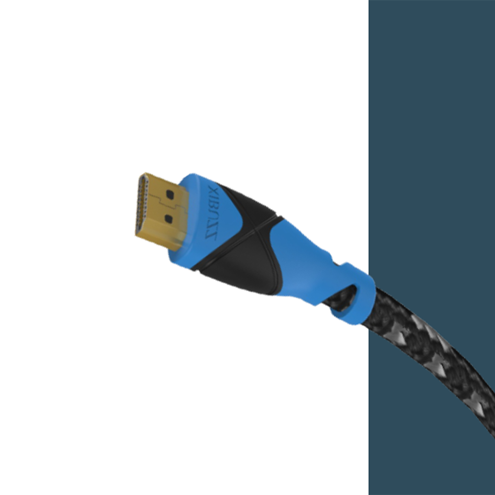 XIBUZZ™ 4K HDMI Cord  -  Ultra High Speed HDMI Cable [Blue]