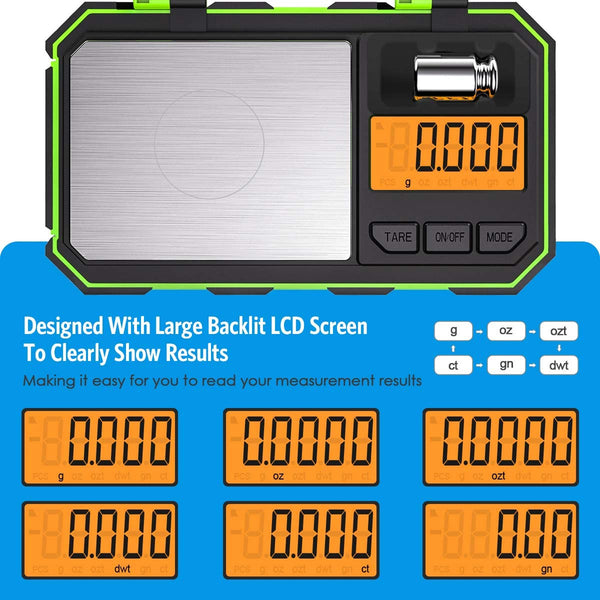 ScenicScale kitchen digital scale of 200g Capacity and 0.01g accuracy