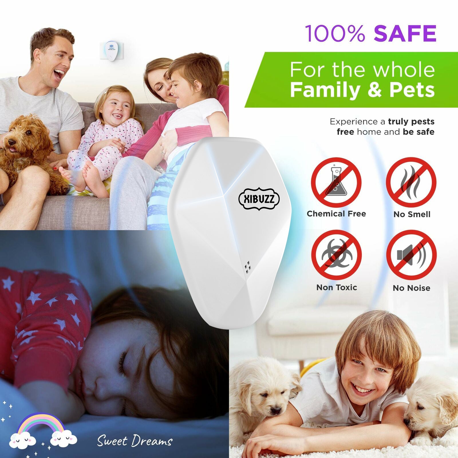 Ultrasonic Pest Repellent Device.