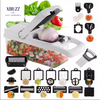 Vegetable Food Chopper 8 In 1 Food Slicer for Salad, Potato, Onion, Carrot, Garlic, Fruits, Vegetables