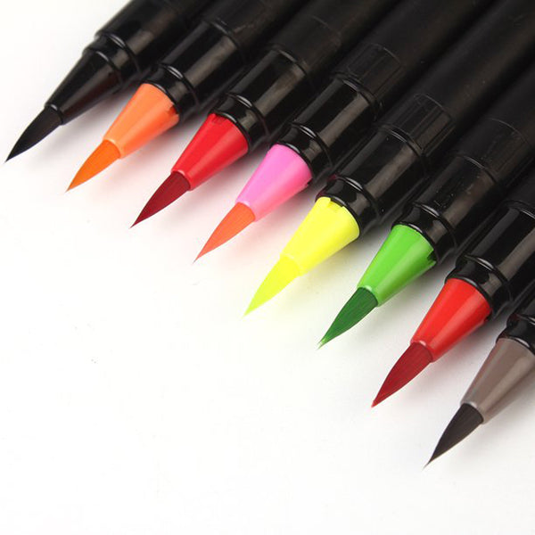 Buy 48colors Watercolor Markers(flexible Nylon Brush Tips