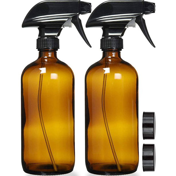 Reusable Glass Spray Bottles - 8oz (2 PACKS) | XIBUZZ