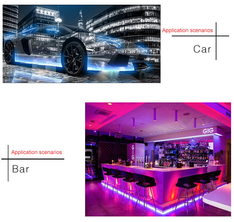 XIBUZZ™ RGB Led Strip Light Home Decor Kit