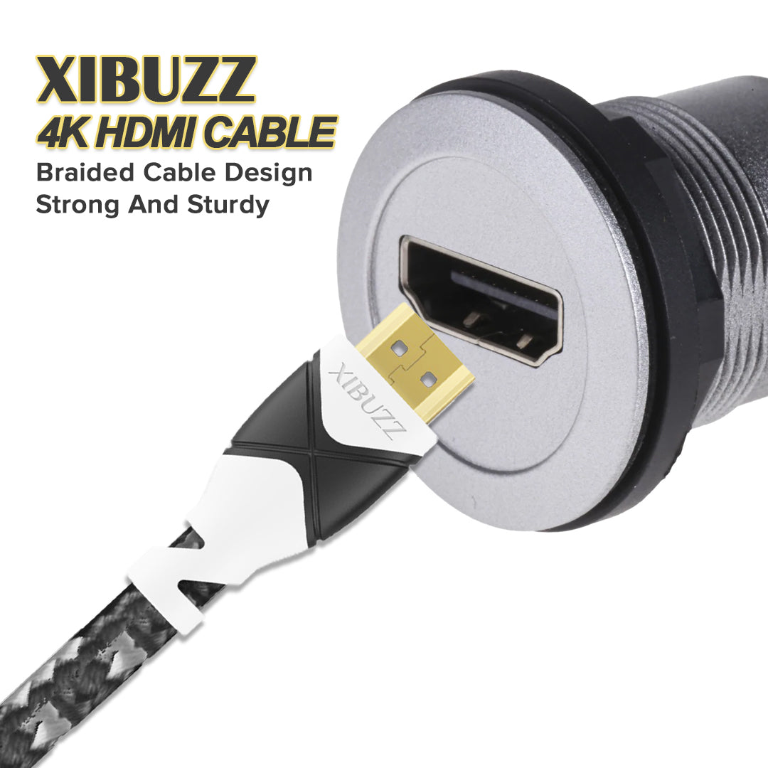 Câble HDMI 4K haute vitesse pour une qualité audio et vidéo améliorée